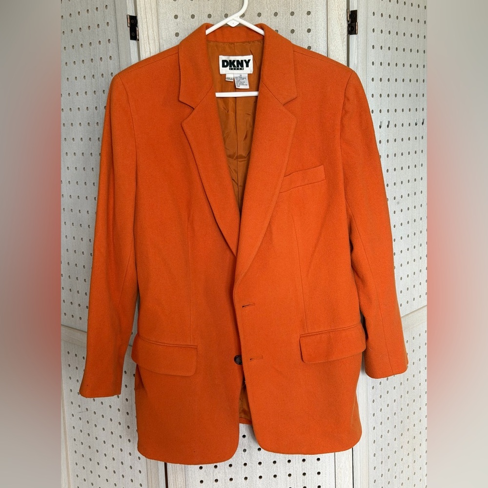 Dkny Orange Women's Blazer Jacket